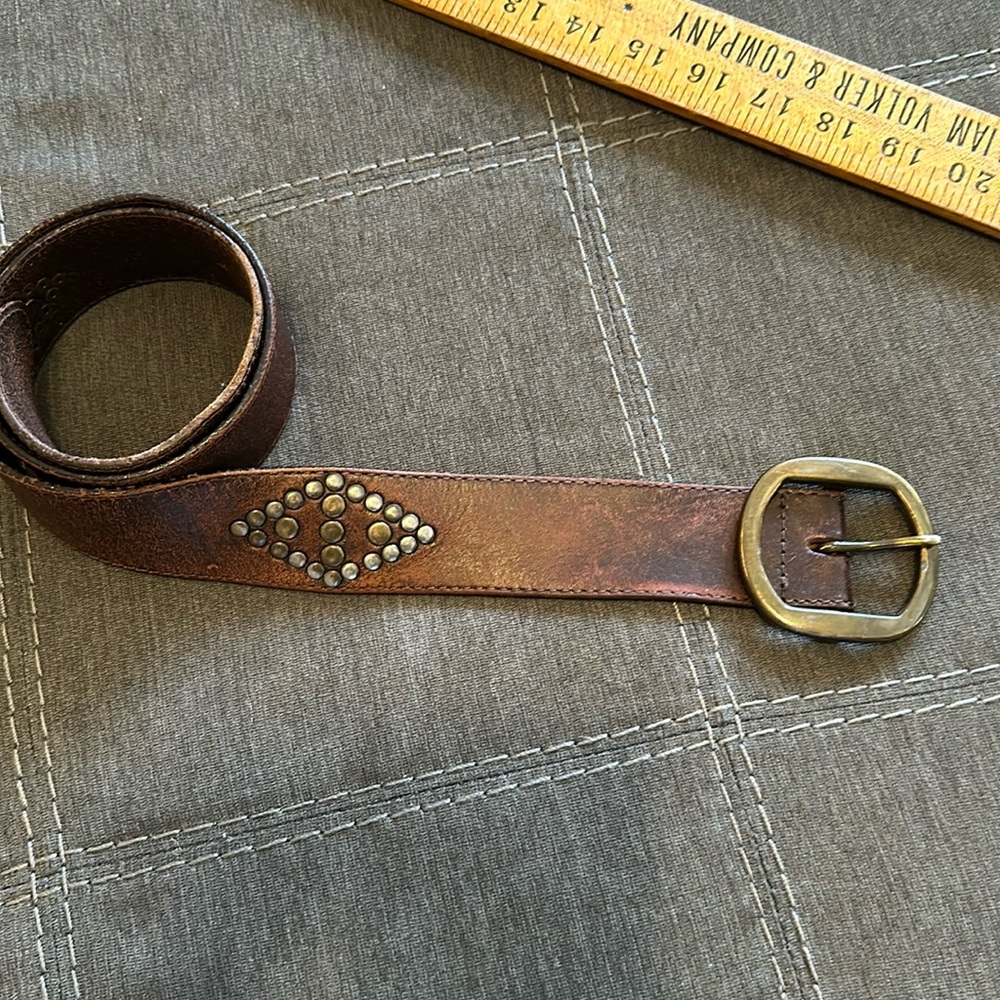 Vintage Genuine leather belt size small